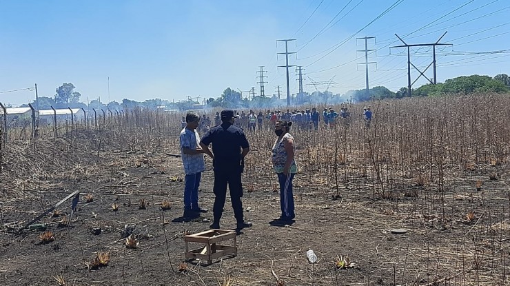 Impiden usurpación en el barrio “Las Margaritas”